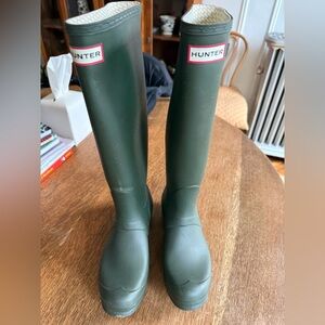 Hunter Original Tall Green Rain Boots